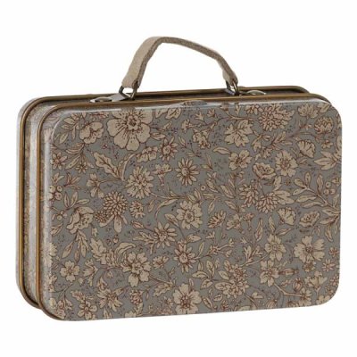 Maileg suitcase Blossom grey